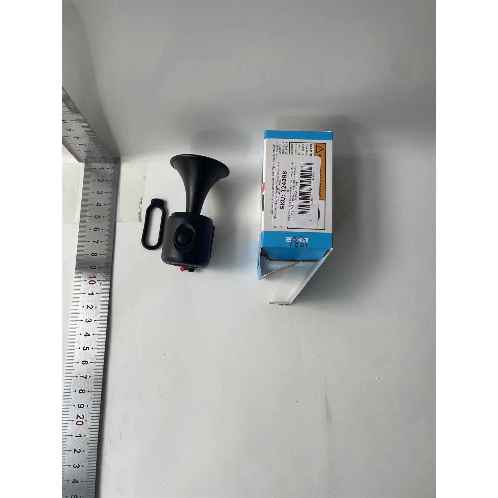 Claxon electric pentru bicicleta, Kaveny, rezistent la apa, 120 dB, negru