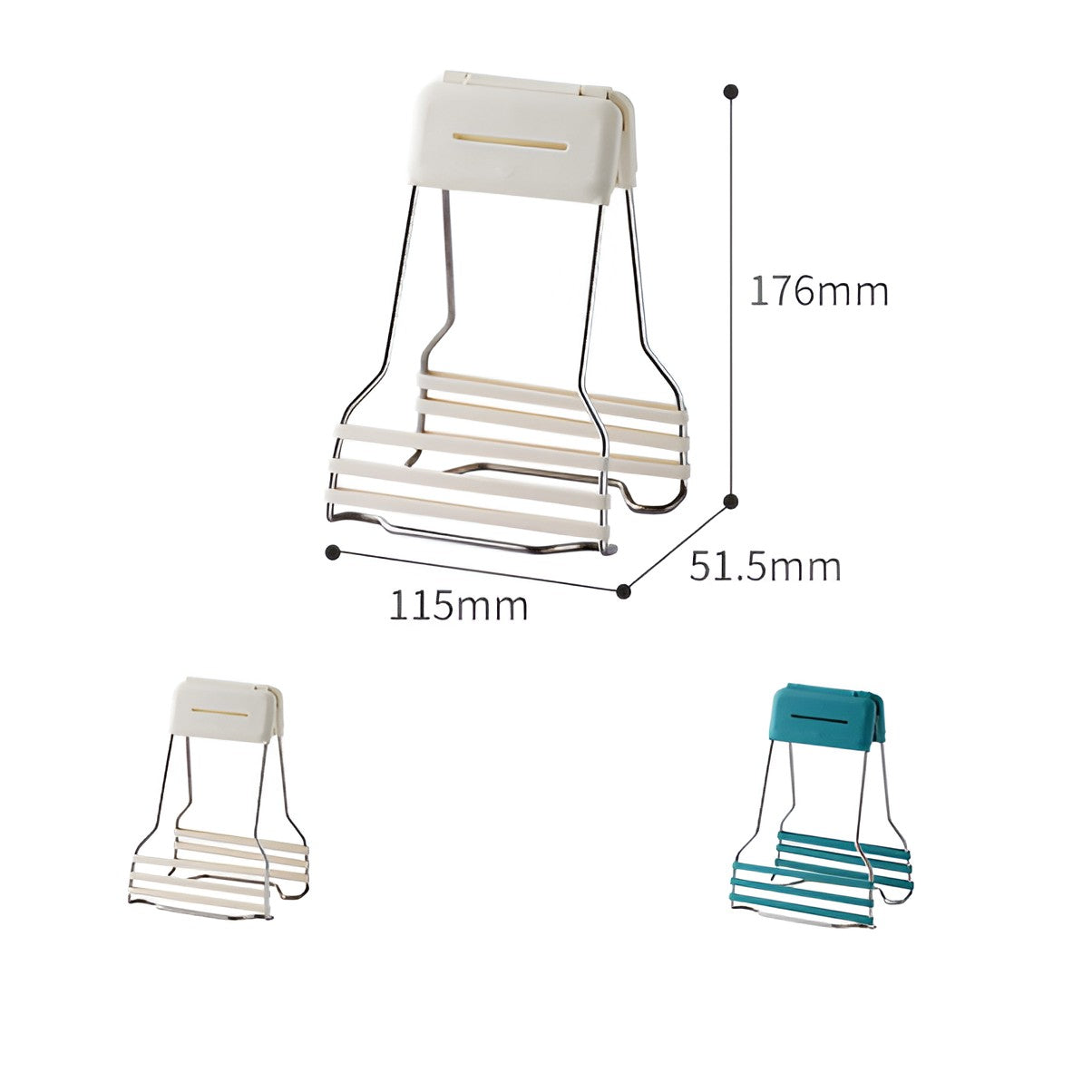 Clema pentru Boluri, Kadeny, Anti-Alunecare, din Silicon, de Uz Casnic, Rezistent la Temperaturi Inalte, 17.6x11.5x5.15cm, Verde