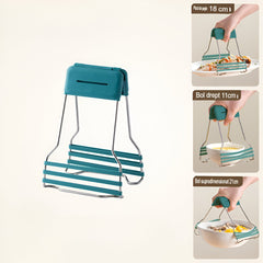 Clema pentru Boluri, Kadeny, Anti-Alunecare, din Silicon, de Uz Casnic, Rezistent la Temperaturi Inalte, 17.6x11.5x5.15cm, Verde