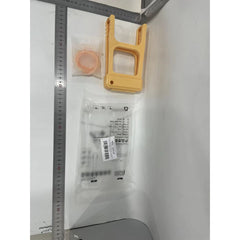 Clema pentru Boluri, Kadeny, Anti-Alunecare, din ABS si Silicon, Extindere, pentru Oale, Tigai, de Uz Casnic, Rezistent la Temperaturi Inalte, 18.3 x 10.6 cm Galben