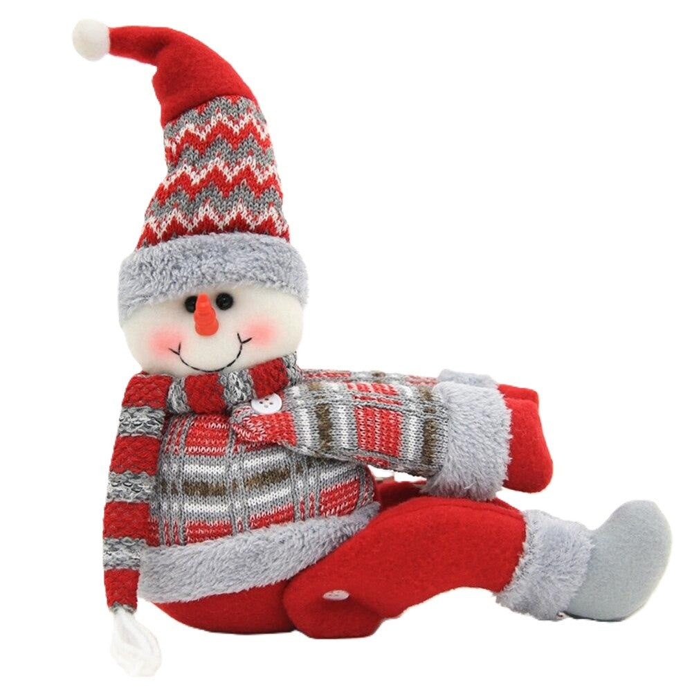 Clema pentru Perdea si Draperii, Kadeny, Model Om de Zapada, din Panza, Prindere din Velcro, 46 x 14 cm, Multicolor