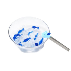 Cleste Creativ pentru Mancare, Kadeny, Model Manute din Silicon, 14.5x3 cm, Rezistent la Temperaturi Inalte si Coroziune, Albastru