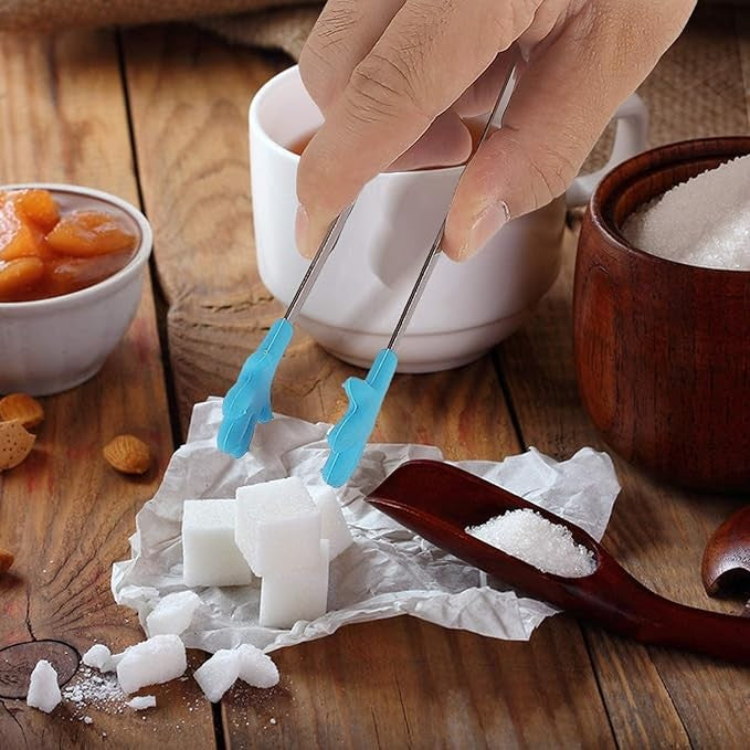 Cleste Creativ pentru Mancare, Kadeny, Model Manute din Silicon, 14.5x3 cm, Rezistent la Temperaturi Inalte si Coroziune, Albastru