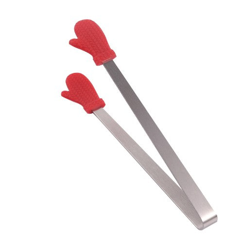 Cleste Creativ pentru Mancare, Kadeny, Model Manusi din Silicon, 14.5x3 cm, Rezistent la Temperaturi Inalte si Coroziune, Rosu