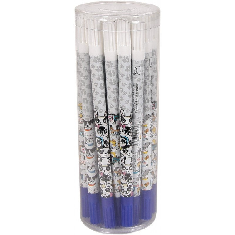 Pic corector cu rescriere Cresco GoPen 071310-A, varf M, model desene animate