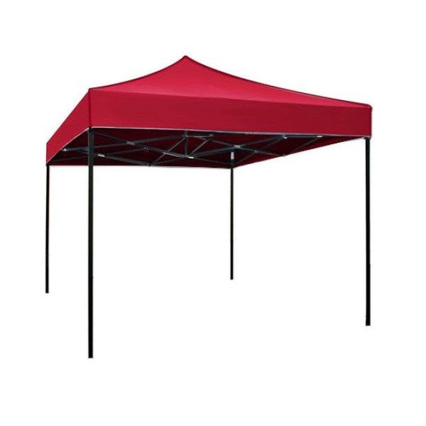 Cort pliabil pentru Evenimente, cadru metalic pentru curte si gradina, 2x2 m, Rosu, Kadeny