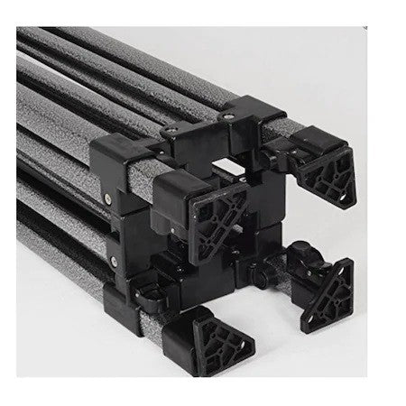 Cort pliabil pentru Evenimente, cadru metalic pentru curte si gradina, 2x2 m, Rosu, Kadeny