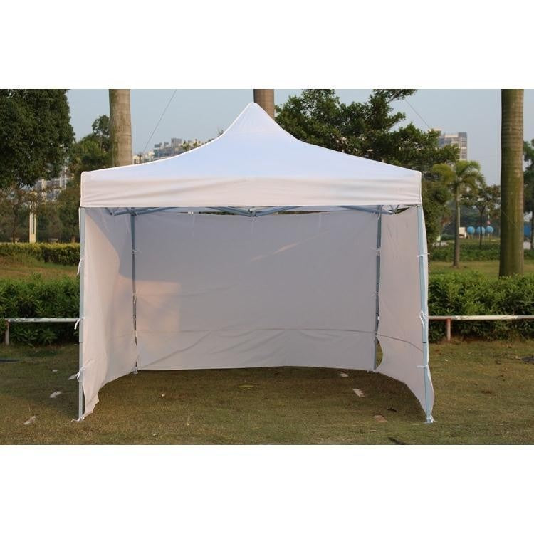 Cort pliabil pentru Evenimente Kadeny, cadru metalic pentru curte si gradina, pereti laterali, 300 x 450 cm, Alb
