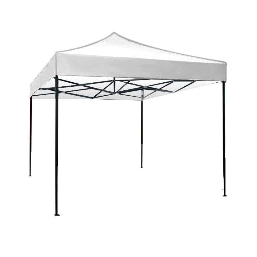 Cort pliabil pentru Evenimente Kadeny, cadru metalic pentru curte si gradina, pereti laterali, 300 x 450 cm, Alb