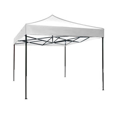 Cort pliabil pentru Evenimente Kadeny, cadru metalic pentru curte si gradina, pereti laterali, 300 x 450 cm, Alb