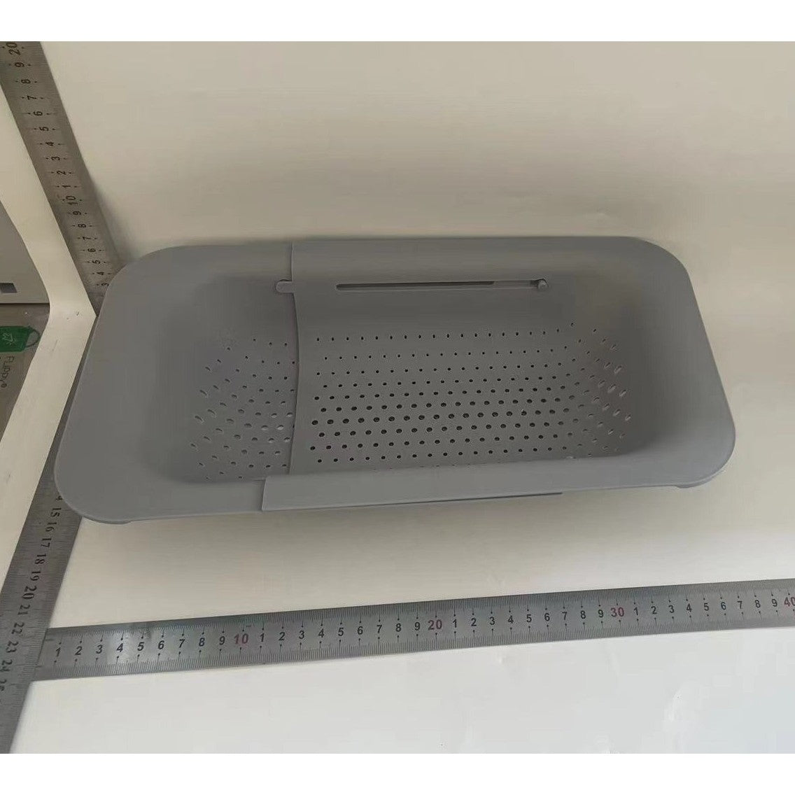 Cos pentru Scurgere Chiuveta de Bucatarie, Kadeny, Plastic, Telescopic, 36x20x5 cm, Gri