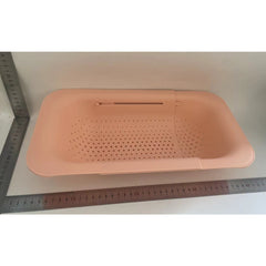 Cos pentru Scurgere Chiuveta de Bucatarie, Kadeny, Plastic, Telescopic, 36x20x5 cm, Roz