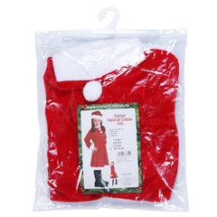 Costum Craciunita Kadeny® Fata, 10-12 ani, 3 piese, Catifea