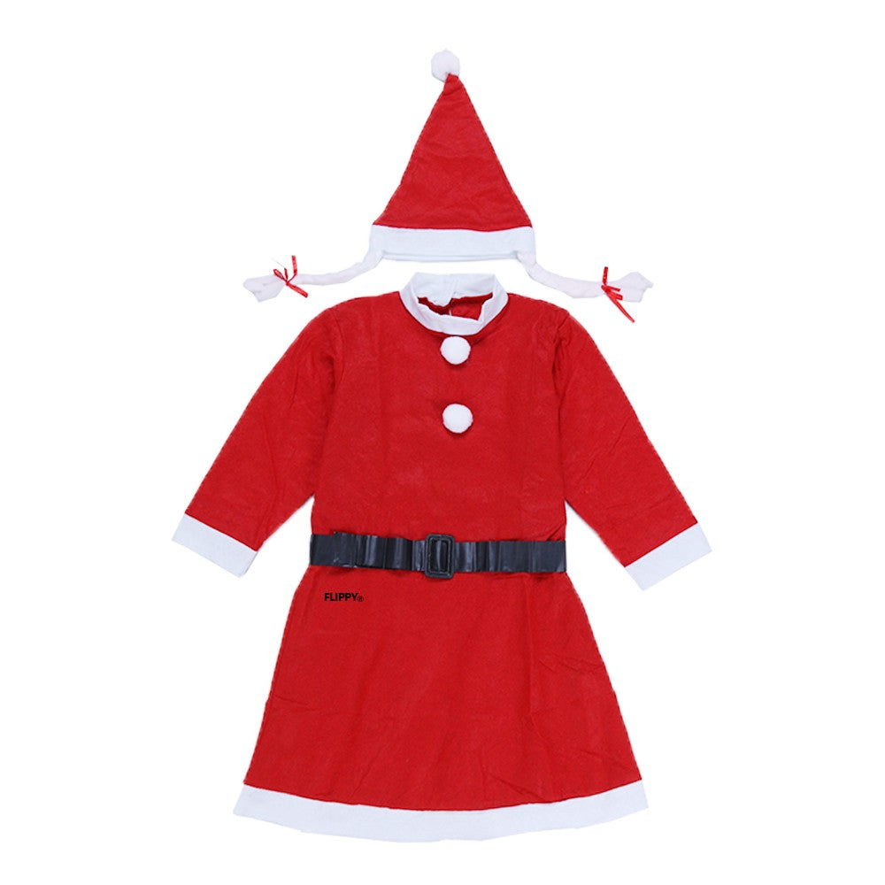 Costum Craciunita Kadeny® Fata, 10-12 ani, 3 piese, Polar