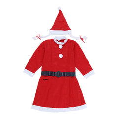 Costum Craciunita Kadeny® Fata, 10-12 ani, 3 piese, Polar