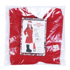 Costum Craciunita Kadeny® Fata, 7-9 ani, 3 piese, Polar