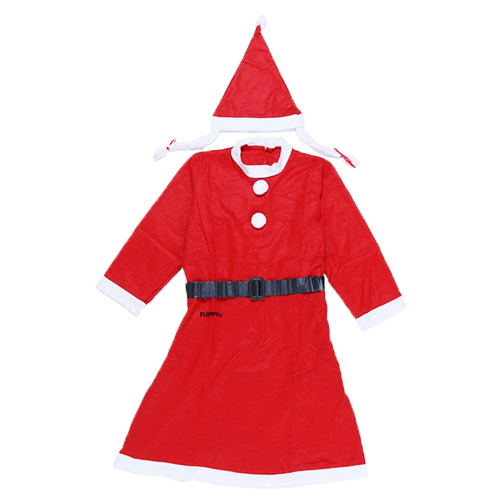 Costum Craciunita Kadeny® Femeie, Adult, 3 piese, Polar