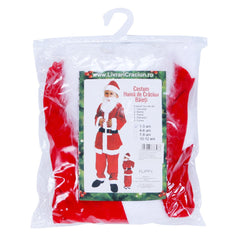 Costum Mos Craciun Kadeny® Baiat, 1-3 ani, 5 piese, aproximativ 63 cm, Catifea