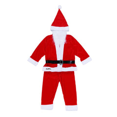 Costum Mos Craciun Kadeny® Baiat, 4-6 ani, 5 piese, Catifea