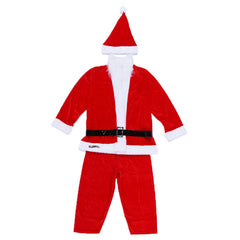 Costum Mos Craciun Kadeny® Baiat, 7-9 ani, 5 piese, Catifea