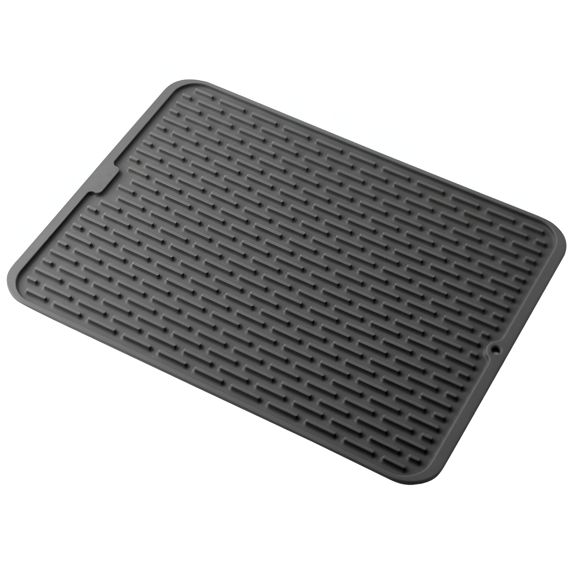 Covoras din Silicon pentru Scurgere Vase, Kadeny, Uz Casnic, Rezistent la Temperaturi Ridicate, Izolator, 43x32.5 cm, Negru