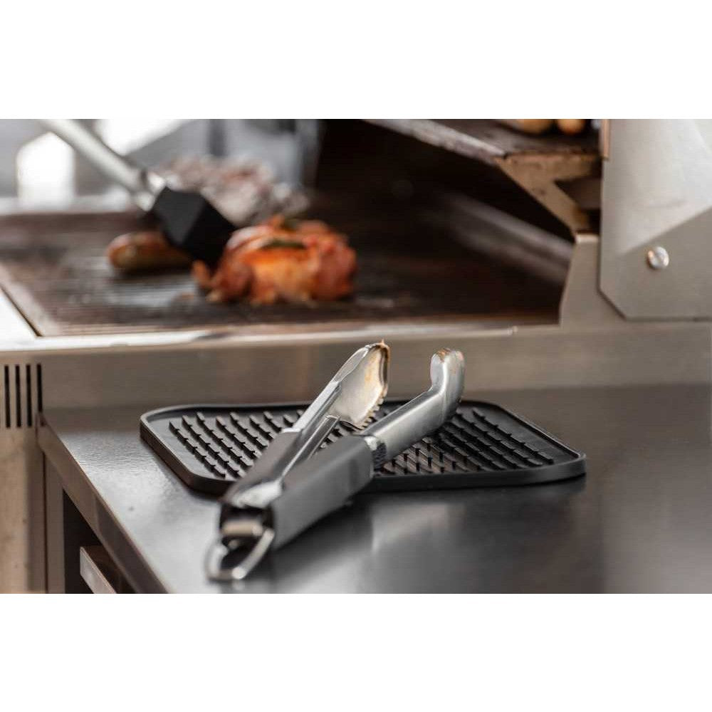 Covoras din Silicon pentru Scurgere Vase, Kadeny, Uz Casnic, Rezistent la Temperaturi Ridicate, Izolator, 30x24 cm, Negru