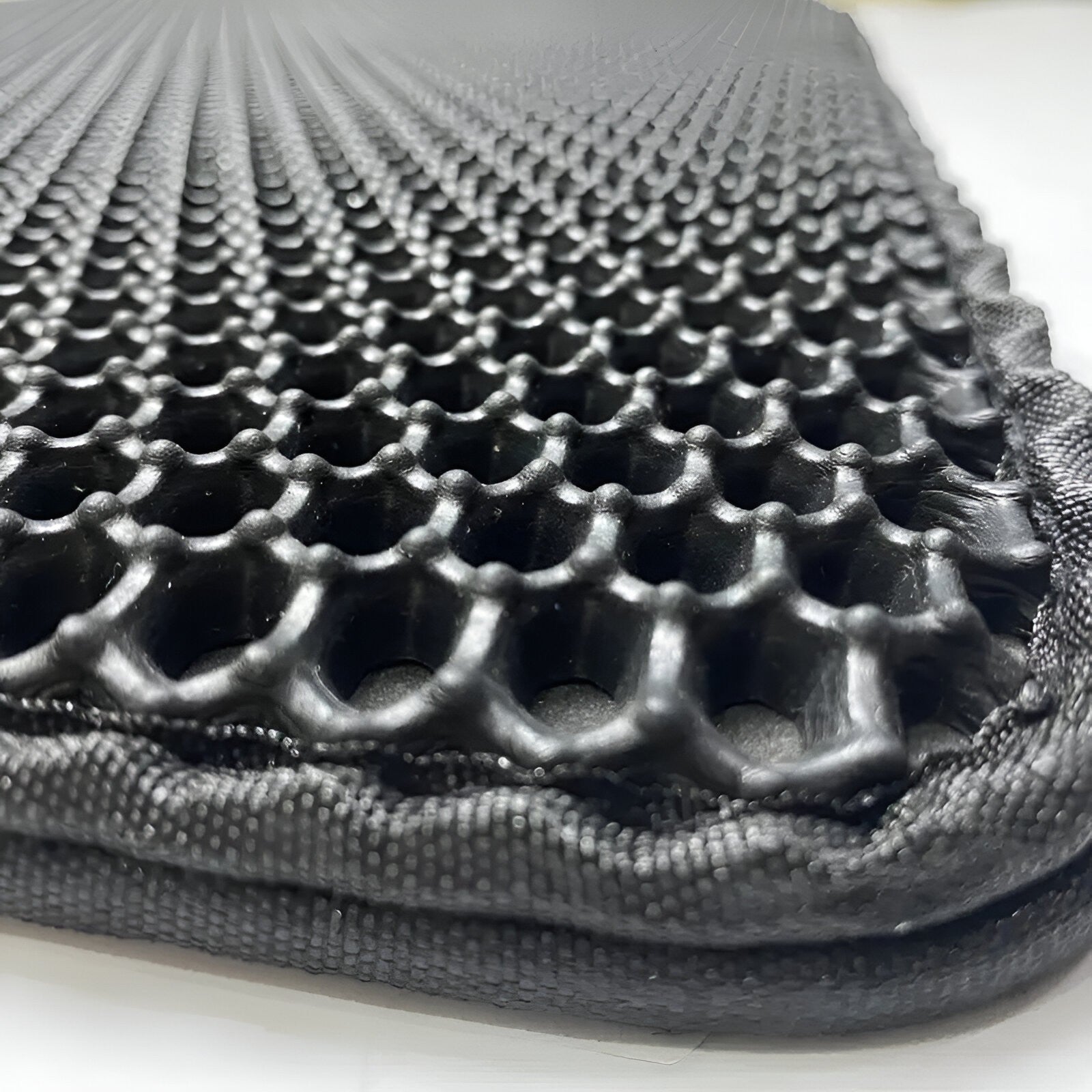 Covoras pentru Litiera, Kaveny, Covor cu Doua Fete pentru Pisici, Rezistent la Apa, Colectare Granule de Nisip, Antiderapant, 40x50 cm, Negru
