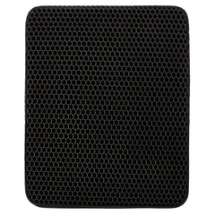 Covoras pentru Litiera, Kaveny, Covor cu Doua Fete pentru Pisici, Rezistent la Apa, Colectare Granule de Nisip, Antiderapant, 40x50 cm, Negru
