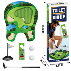Covoras de Baie, Kadeny, Model Teren de Golf, Interactiv, +14 Ani, din PVC, 80 x 69 cm, Verde
