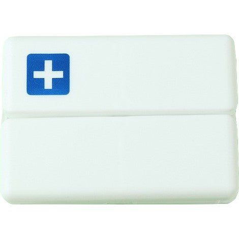 Cutie depozitare medicamente, 7 compartimente sigilate individual, pliabila, portabila, Kaveny, Alb/Albastru
