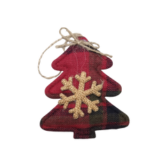 Bradut de Craciun CNX 9270-4, textil, 10x8cm
