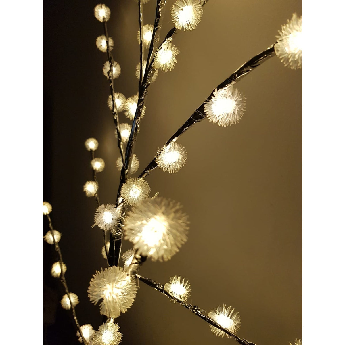 Decoratiune Luminoasa Crenguta cu Baterii 72 LED -uri Alb Cald