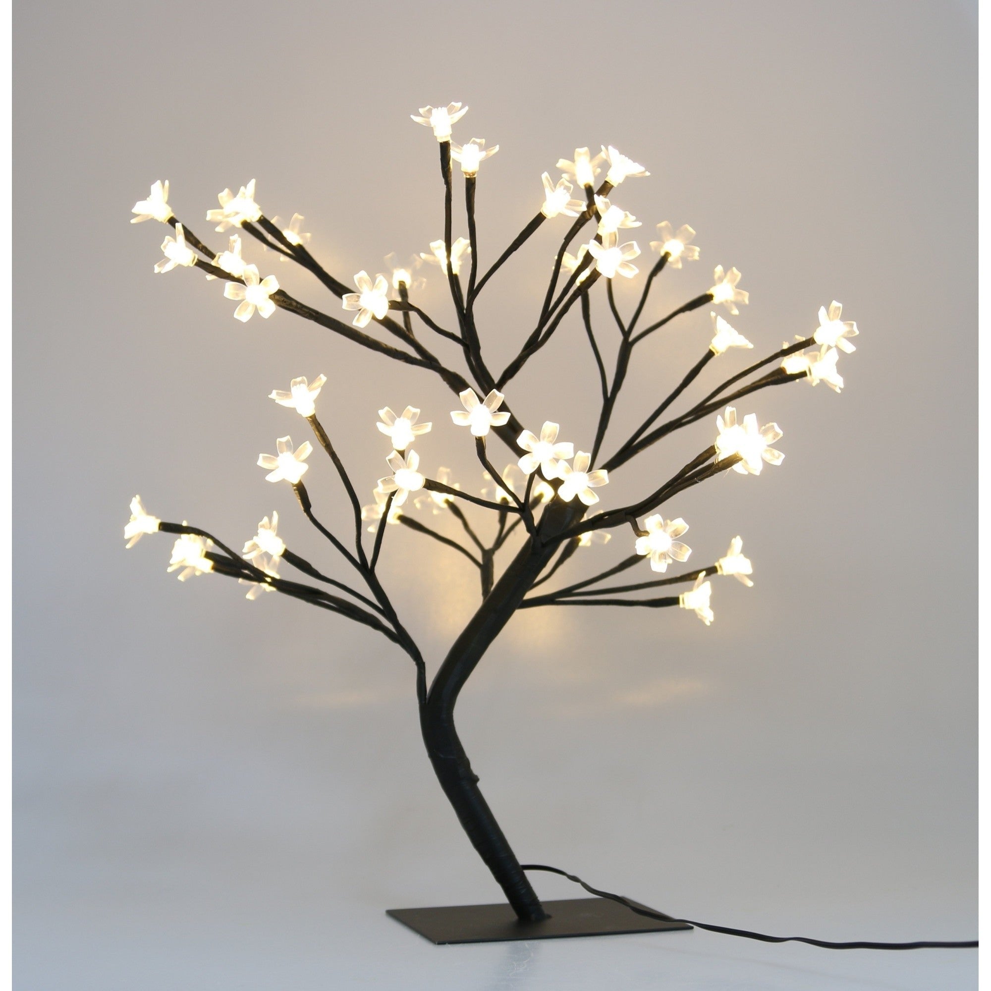 Decoratiune Luminoasa, Kadeny, Crenguta, cu Baterii, 72 LED -uri, Flori, Alb Cald