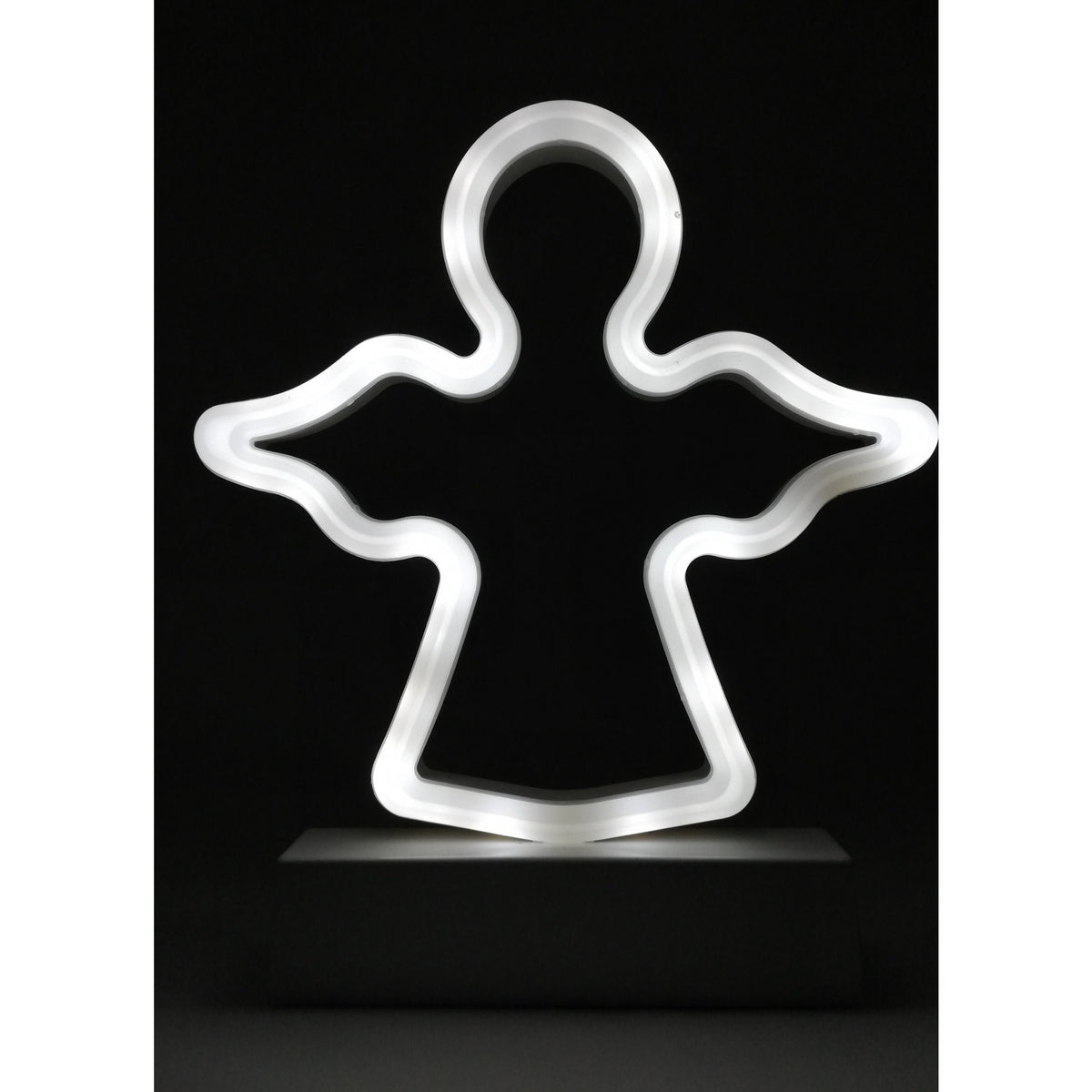 Decoratiune Luminoasa cu Baterii Ingeras 25 cm Alb Rece