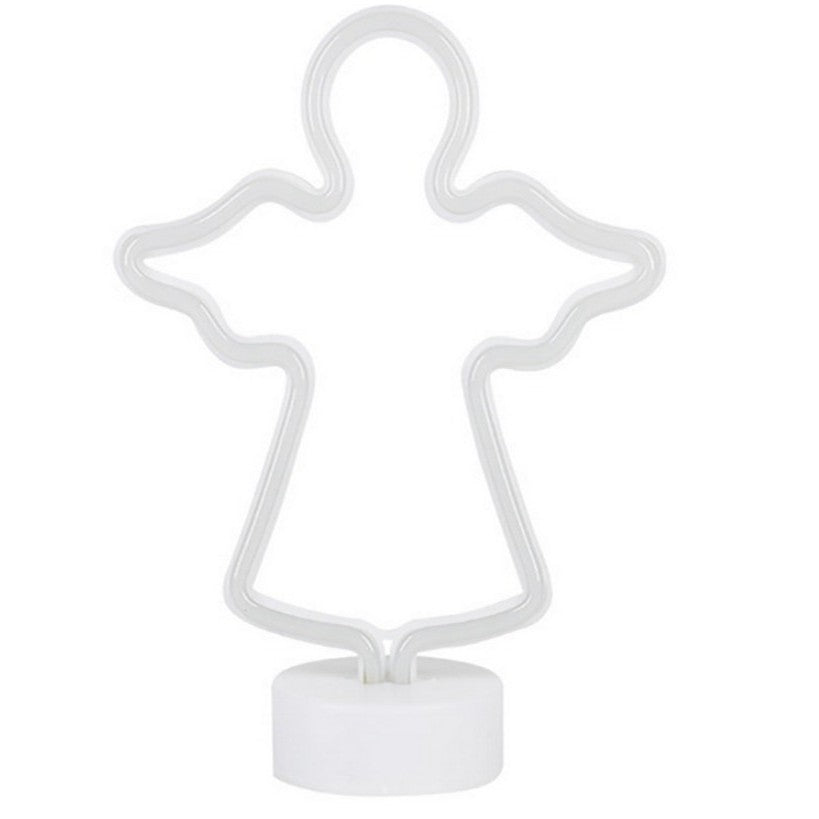 Decoratiune Luminoasa cu Baterii Ingeras Verde