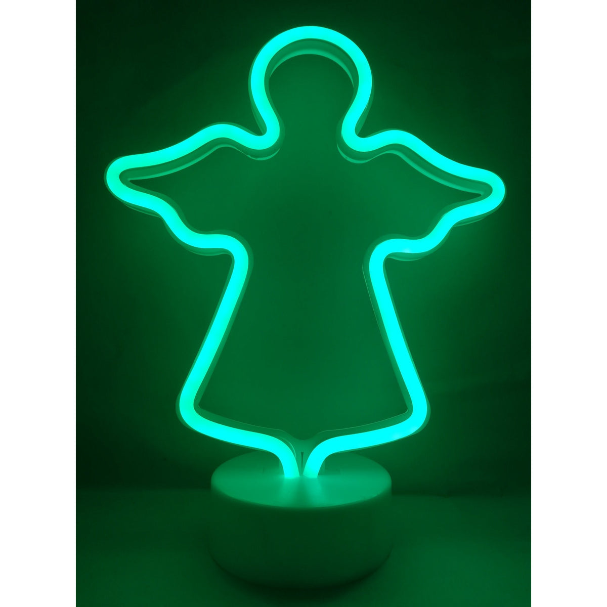 Decoratiune Luminoasa cu Baterii Ingeras Verde