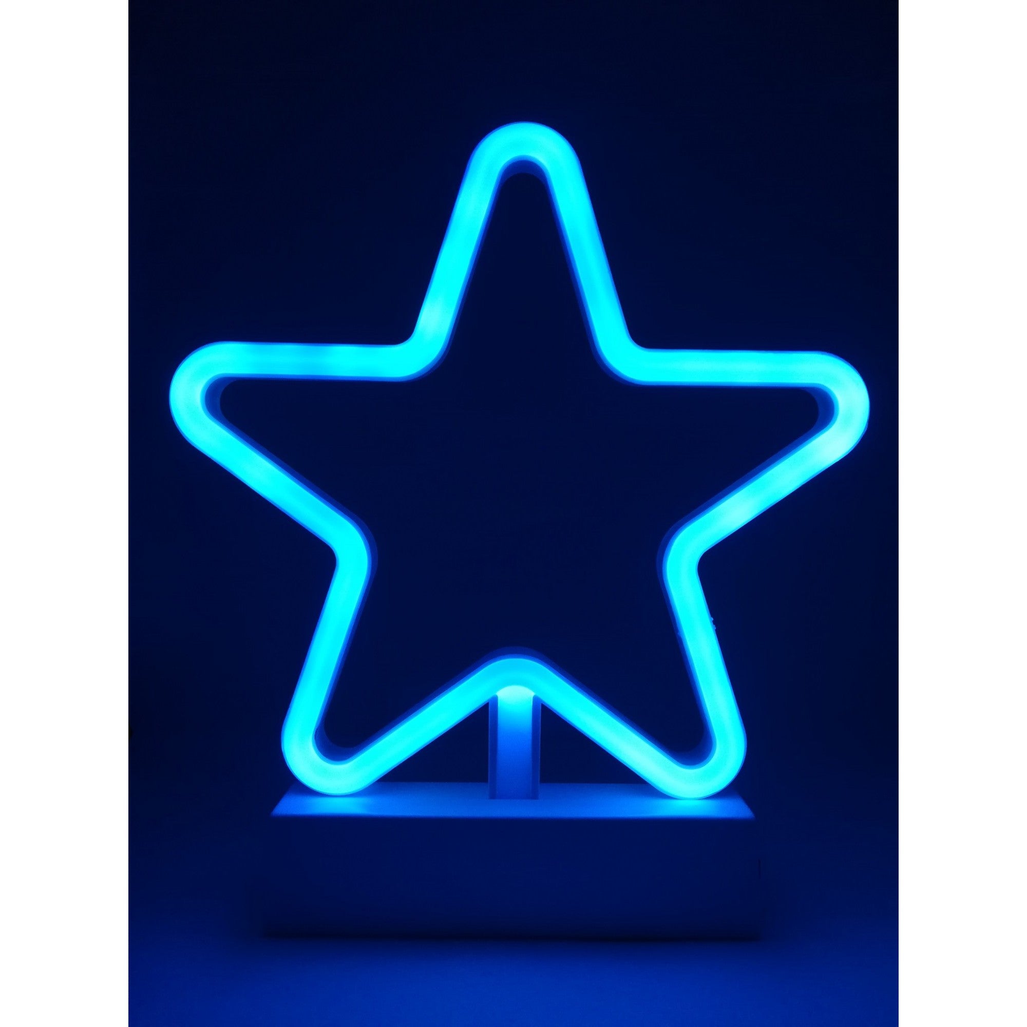 Decoratiune Luminoasa cu Baterii Stea 25 cm Alb Rece