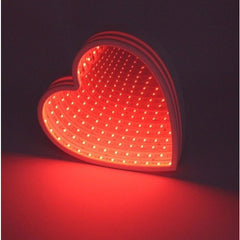 Decoratiune Luminoasa cu Baterii/USB Neon Model Inima Alb Rece 20 cm