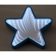 Decoratiune Luminoasa cu Baterii/USB Neon Model Stea 20 cm Alb Rece