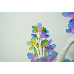 Decoratiune luminoasa, Kadeny, Tip copac cu fluturi, cu baterii/USB