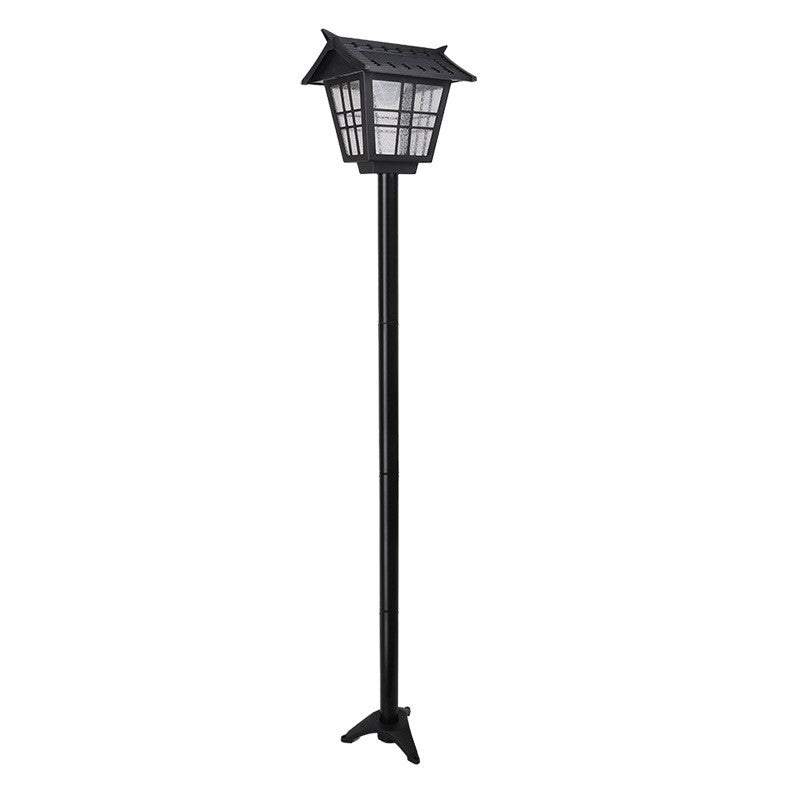 Lampa solara de tip stalp pentru gradina, Kaveny, Alb Rece