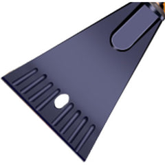 Perie de Zapada cu Racleta pentru Masina, Kadeny, Multifunctionala, Demontabila, cu Maner Antiderapant, Aluminiu, Plastic, Fragmentarea Ghetii de pe Parbriz, Solutia pentru Iarna, pentru Dezghetare, 68x24x11.1 cm, Albastru