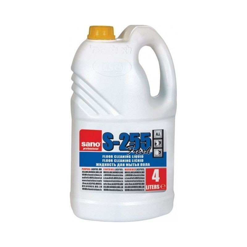 Detergent pentru pardoseli Sano Fresh, 4l, pentru uz profesional, S-255