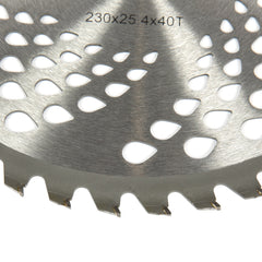 Disc motocoasa Micul Fermier, 40T, vidia, grosime 1mm, Ø230mm