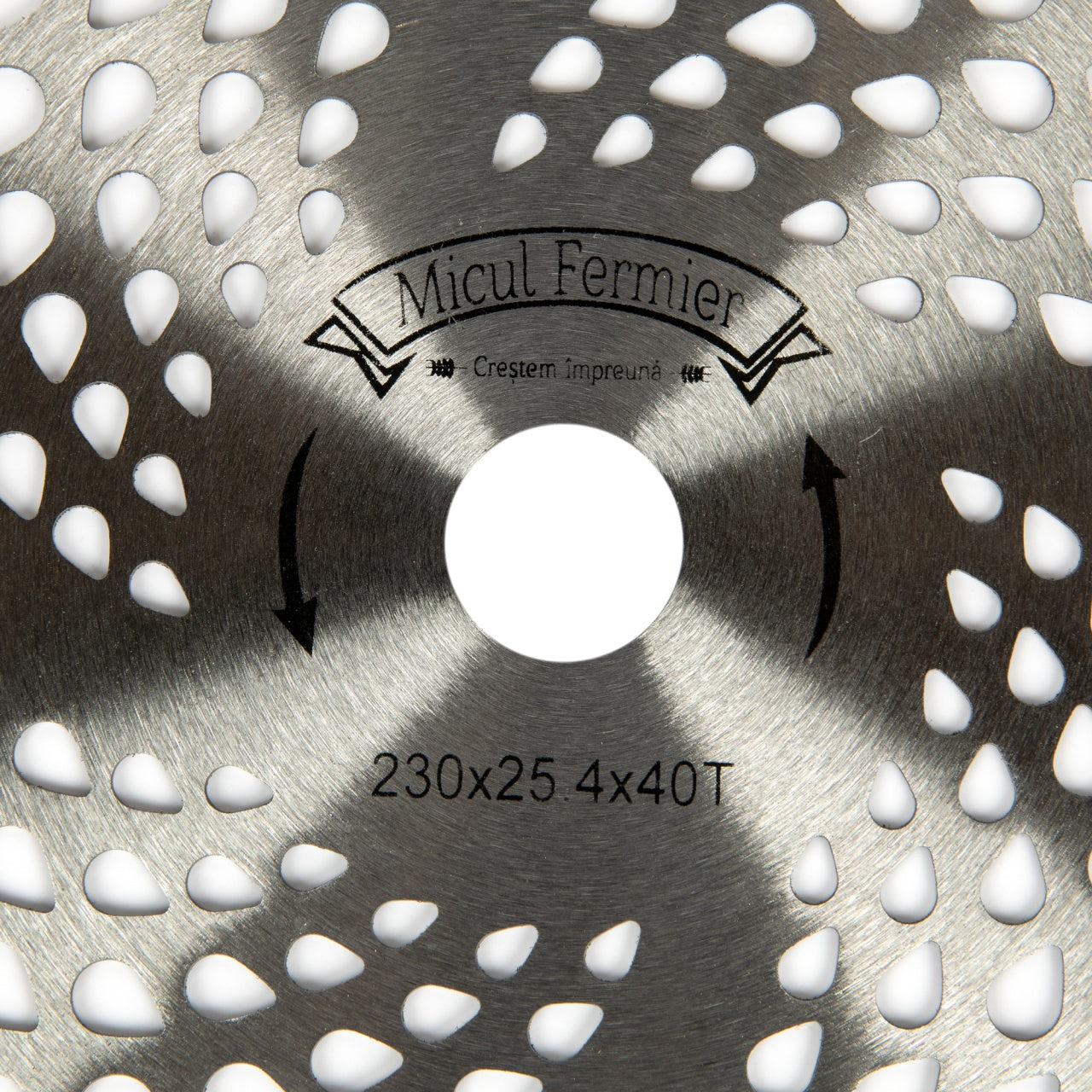 Disc motocoasa Micul Fermier, 40T, vidia, grosime 1mm, Ø230mm