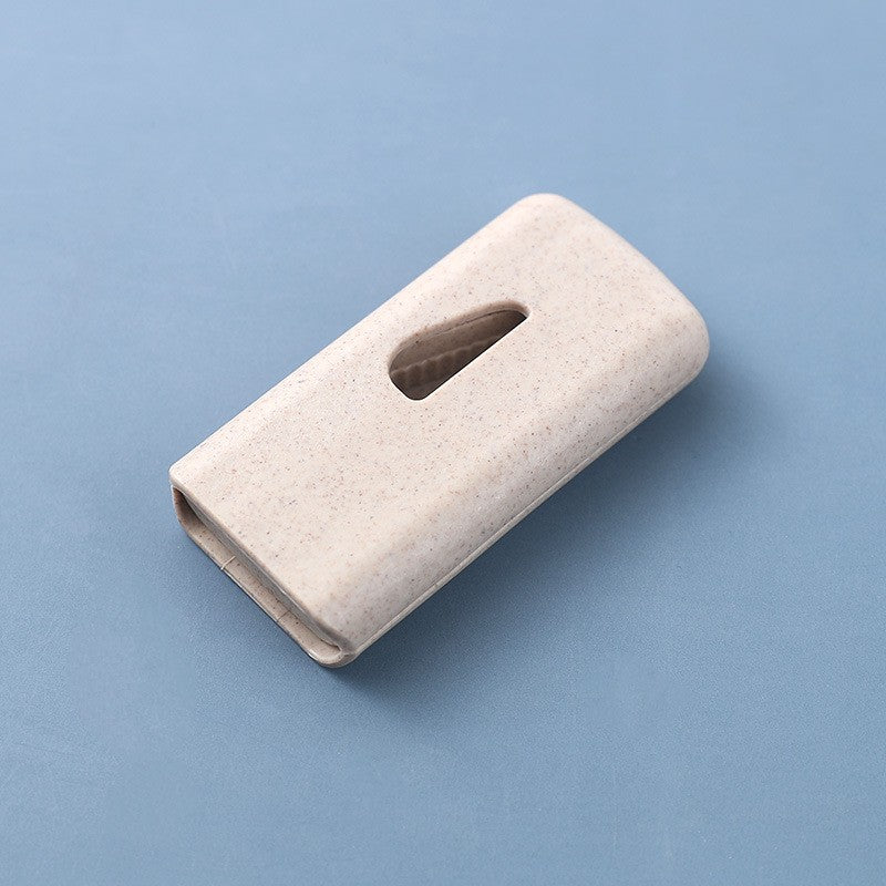 Dispozitiv taiere si depozitare medicamente, Kaveny, Bej, Plastic, 8 x 4 x 1.8 cm