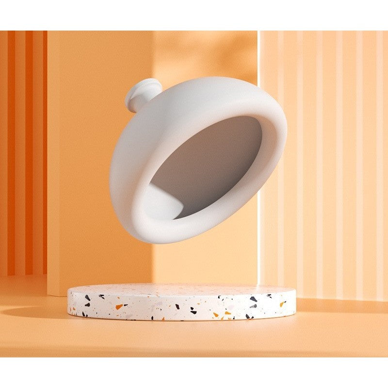 Dispozitiv Terapeutic Sputa, Kaveny, Cupa pentru Terapie Toracica, Dispozitiv de Eructare, pentru Adulti si Copii, 10 x 6.5 cm, din Silicon, Alb