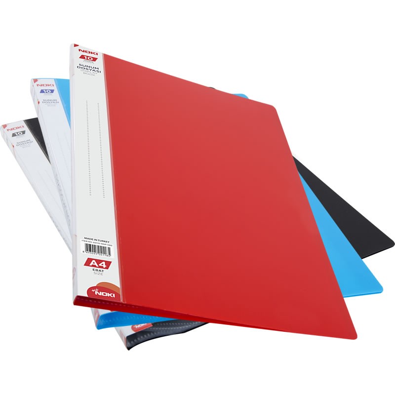 Dosar de prezentare Noki 64110-NNP, A4, capacitate 10 folii, fara elastic, plastic