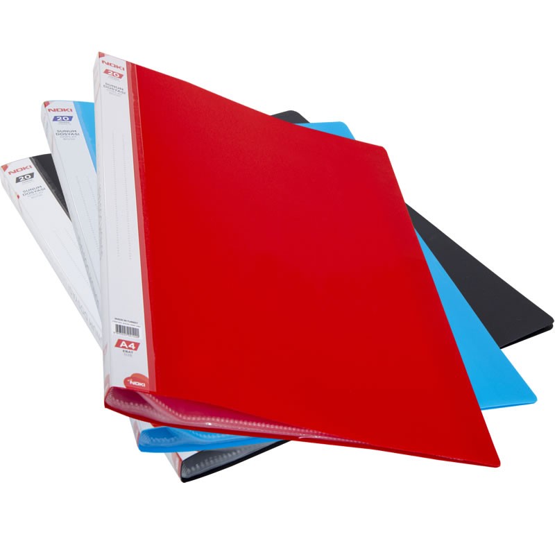 Dosar de prezentare Noki 64120-NNP, A4, capacitate 20 folii, fara elastic, plastic