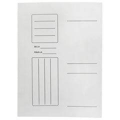 Dosar plic Dua, carton, alb